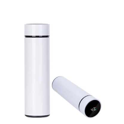 Picture of Thermos Bottle 450ml (WHITE) with Temperature Display