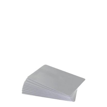 Picture of PVC CARDS SILVER (PLAIN) 100 cards