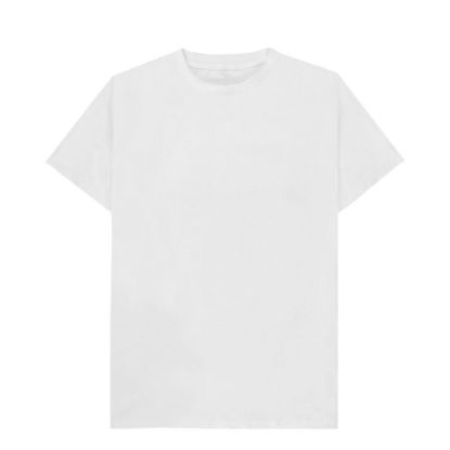 Picture of Cotton T-Shirt (UNISEX Large) WHITE 150gr