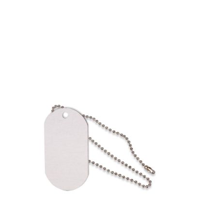 Picture of ID TAG Silver/Metal (with 70cm Chain) 2-sided