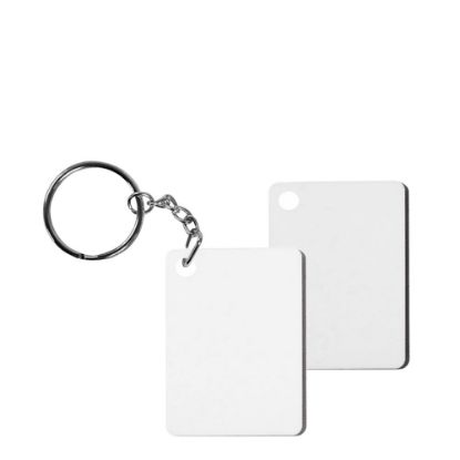 Picture of Keyring -HB Gloss- 5.67x4.95cm (Rectangle) 2-sided/3.18mm