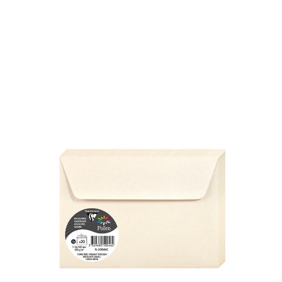 Picture of Pollen Envelopes 114x162mm (120gr) CREAM metallic