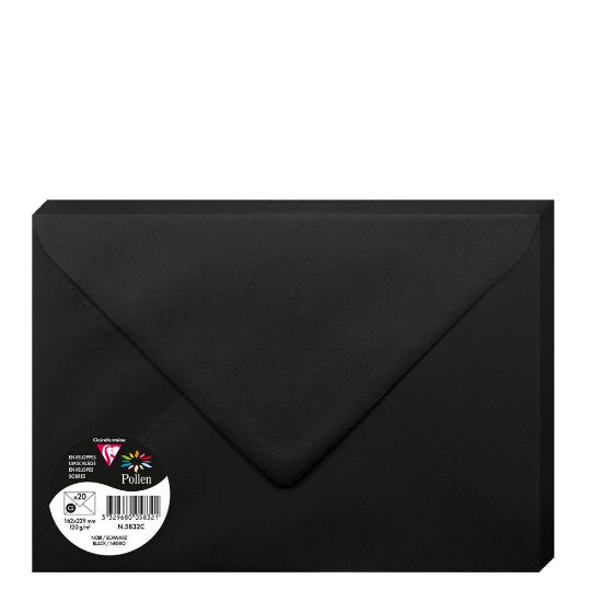 Picture of Pollen Envelopes 162x229mm (120gr) BLACK