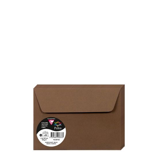 Picture of Pollen Envelopes 114x162mm (120gr) BROWN