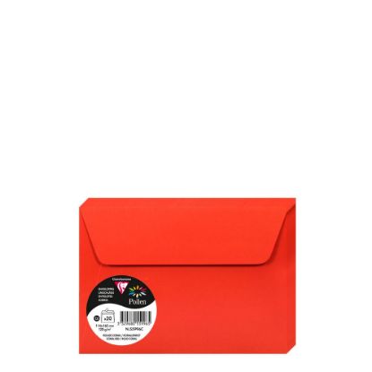 Εικόνα της Pollen Envelopes 114x162mm (120gr) RED CORAL