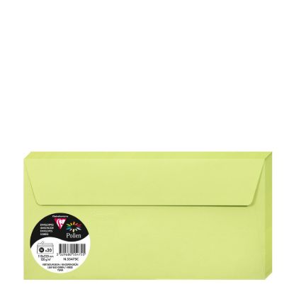 Picture of Pollen Envelopes 110x220mm (120gr) LEAF BUD GREEN