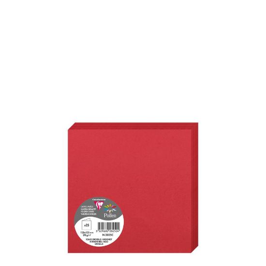 Picture of Pollen Cards 135x135mm (210gr) RED INTENSIVE