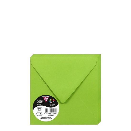 Picture of Pollen Envelopes 140x140mm (120gr) GREEN INTENSIVE