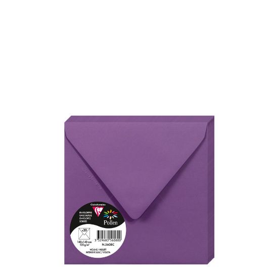 Picture of Pollen Envelopes 140x140mm (120gr) LILAC INTENSIVE