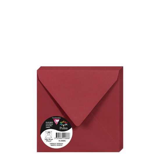 Picture of Pollen Envelopes 140x140mm (120gr) MAROON