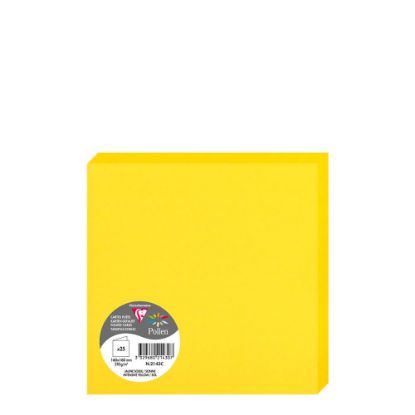 Picture of Pollen Cards 160x160mm (210gr) YELLOW INTENSIVE