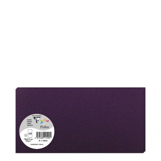 Picture of Pollen Cards 106x213mm (210gr) PURPLE metallic