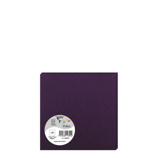 Picture of Pollen Cards 135x135mm (210gr) PURPLE metallic