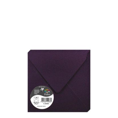Picture of Pollen Envelopes 140x140mm (120gr) PURPLE metallic