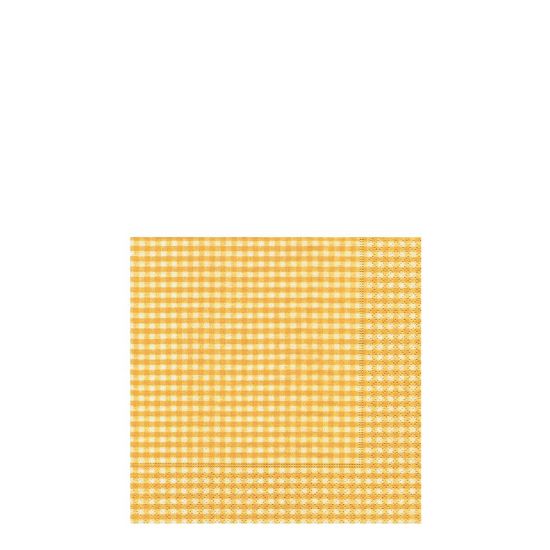 Picture of NAPKIN 25X25 VICHY YELLO-10972