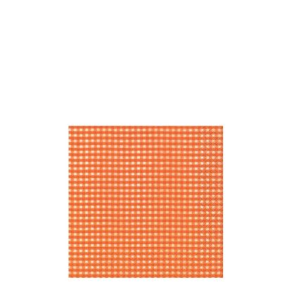 Picture of NAPKIN 25X25 VICHY ORANG-11060