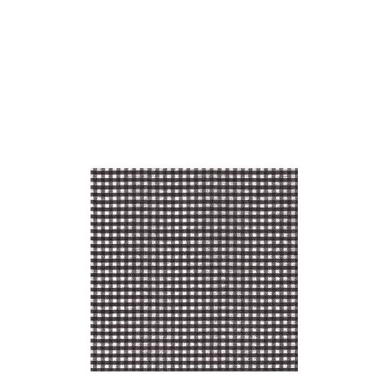 Picture of NAPKIN 25X25 VICHY BLACK-11065