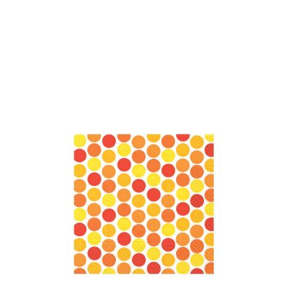 Picture of Napkins 25x25 - Mosaic Yellow Orange