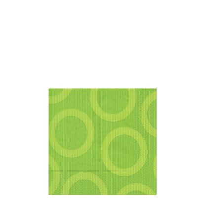 Picture of NAPKIN 25X25 CIRCLE KIWI-18205