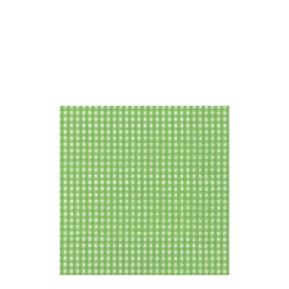 Picture of NAPKIN 33X33 VICHY GREEN-20974