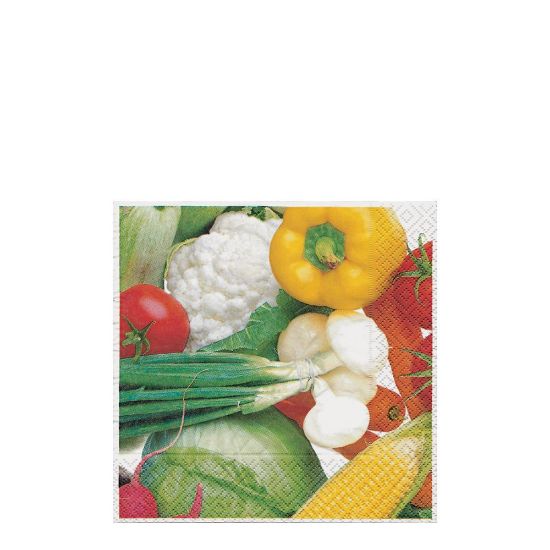 Picture of NAPKIN 33X33 FRESH VEGET-21298