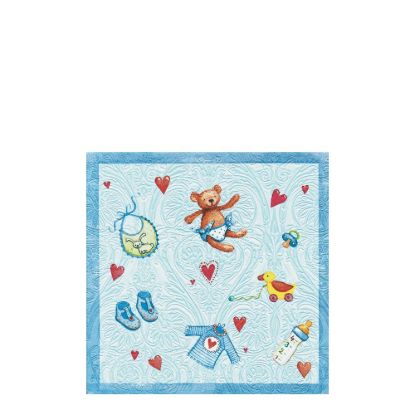 Picture of MOMENTS 33X33-BABY'S BLU-24032
