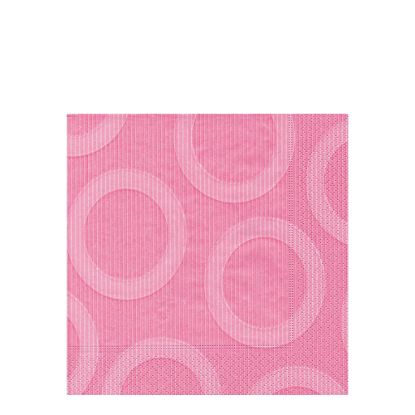 Picture of NAPKIN 40X40 CIRCLE ROSE-38204