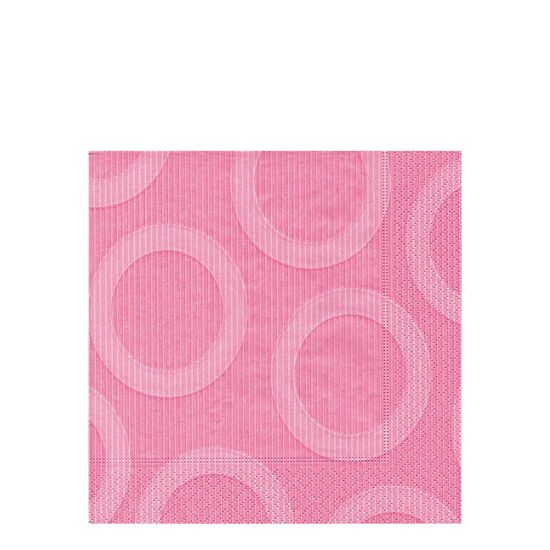 Picture of NAPKIN 40X40 CIRCLE ROSE-38204