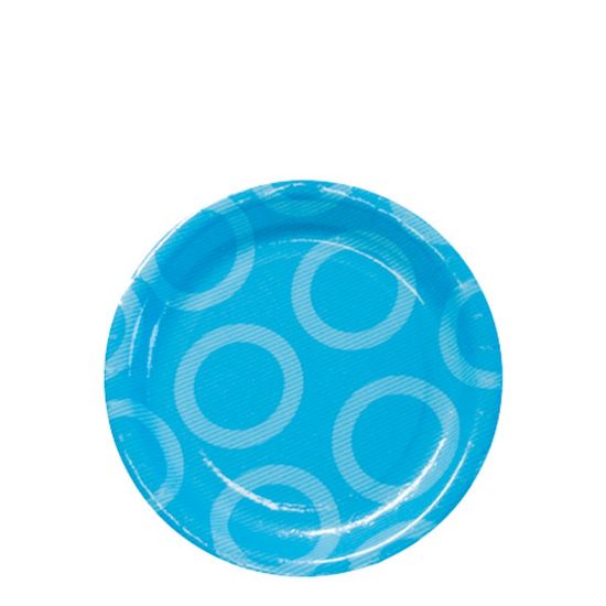 Picture of PLATE 23CM-CIRCLE AQUA  -99207