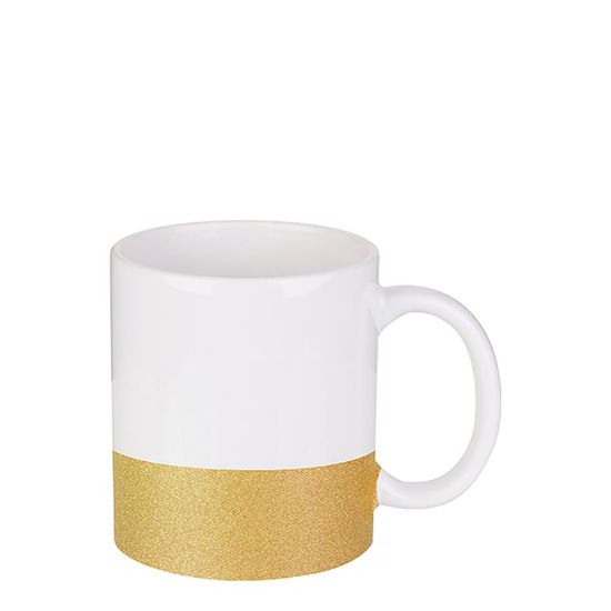 Picture of MUG 11oz (GLITTER) GOLD bottom