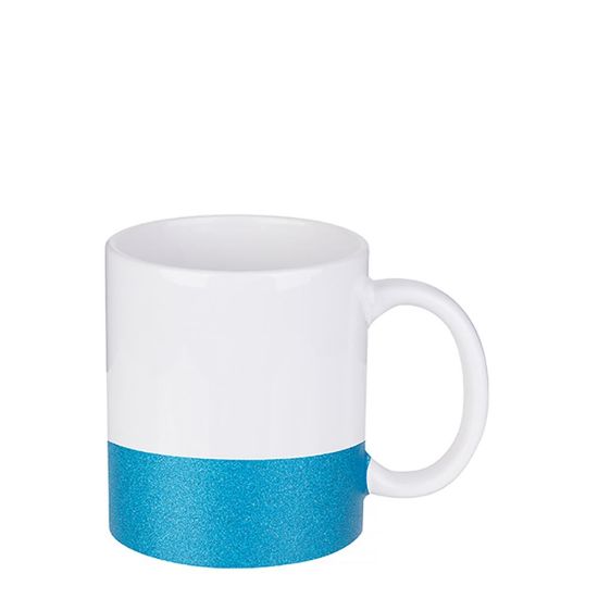 Picture of MUG 11oz (GLITTER) BLUE bottom