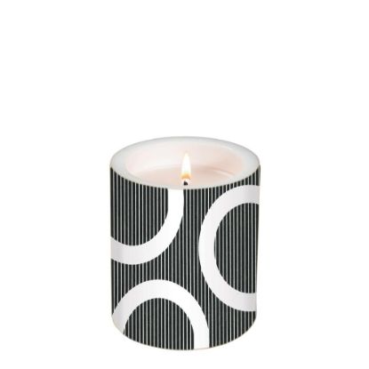 Picture of CANDLE 10.5X12-CIRCLE BK-98208