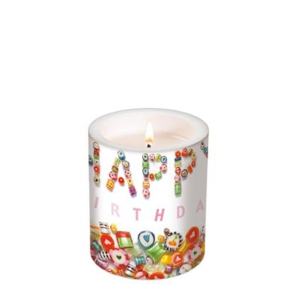 Picture of CANDLE 10.5X12-SWEET BIR-98190