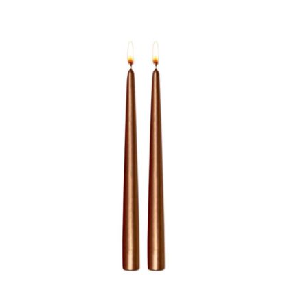 Picture of CANDLE TWIN 24CM-U.COPPE-98602