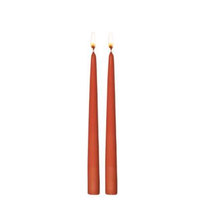 Picture of CANDLE TWIN 24CM-SIENA  -98609
