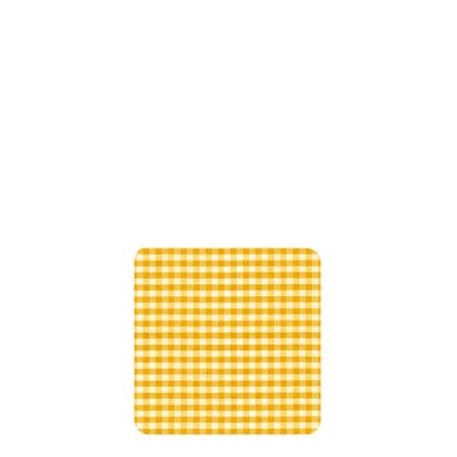 Picture of COASTER- VICHY YELLOW   -02284