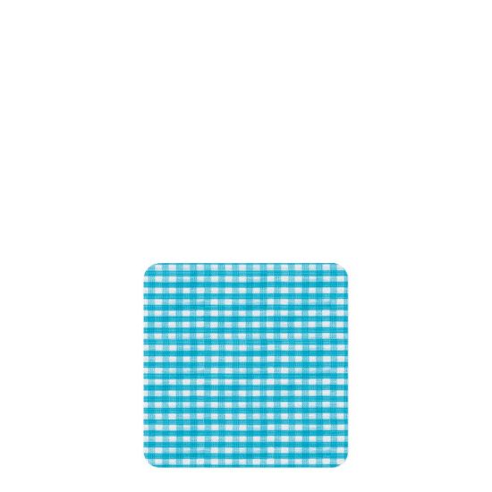 Picture of COASTER- VICHY TURQUOISE-02303