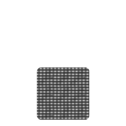 Picture of COASTER- VICHY BLACK    -02305