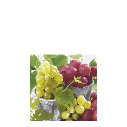 Picture of Napkins 25x25 - Fruity Grapes
