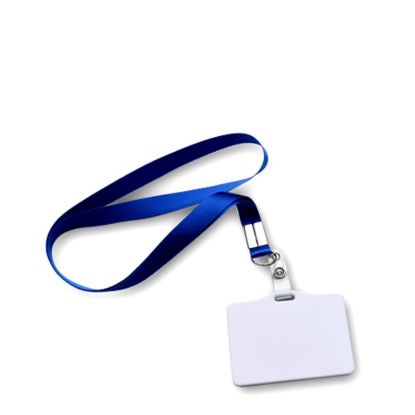 Picture of Lanyard (BLUE) with Name Badge 6.8x9cm - 2sided