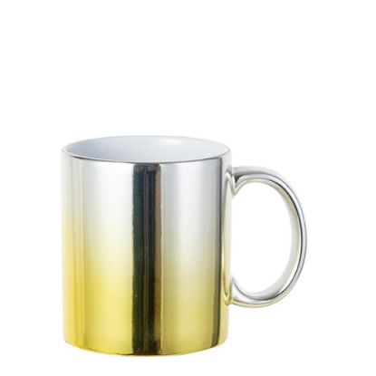 Picture of MUG 11oz - MIRROR - GOLD/SILVER Gradient