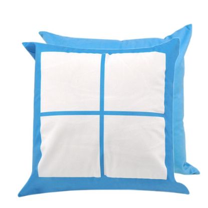 Picture of Pillow Cover 40x40  (4 Panels) Blue Light Polyester