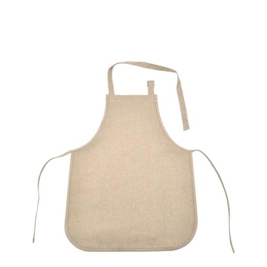 Picture of APRON - KIDS large (62x46) no pockets BURLAP