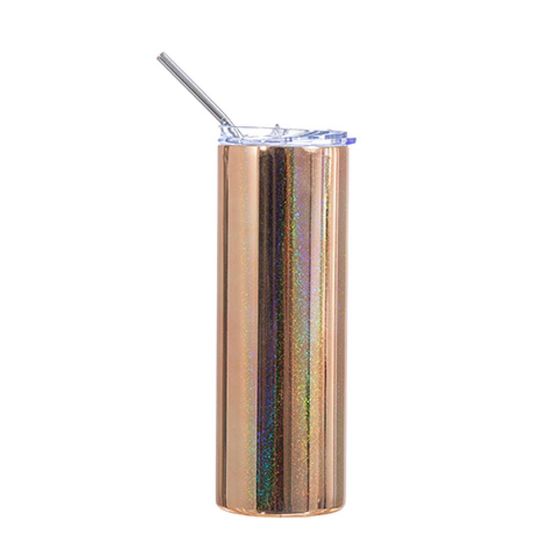 Picture of Skinny Tumbler 20oz GOLD Metallic Sparkling