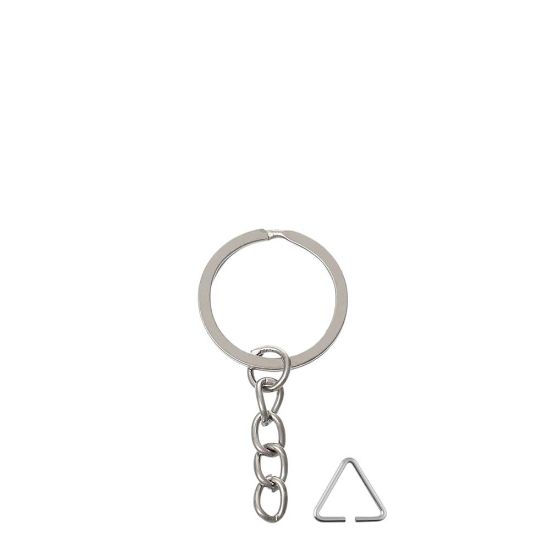 Picture of KEYRING TAB - METAL ring (+) METAL tab