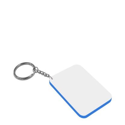 Εικόνα της Key-ring 48x68mm (Plastic 2-sided) BLUE DARK edge