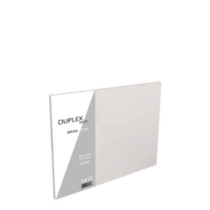 Picture of Duplex Board 450gr -A3 (10sh.) White/Grey