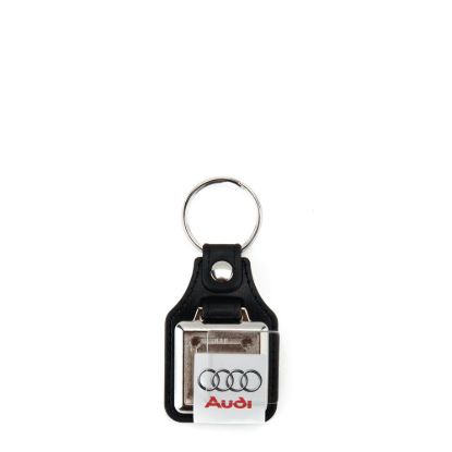 Picture of KEYRING LEATHER (BLACK) 25x25mm (pack 10)