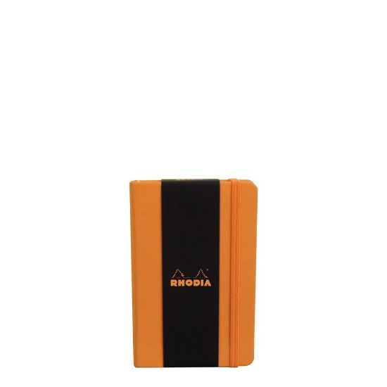 Picture of RHODIA Leather - 9X14/ORG -118068C