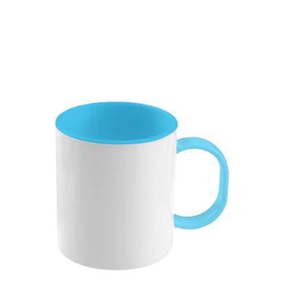 Picture of Plastic Mug 11oz. (Inner+Handle) LIGHT BLUE